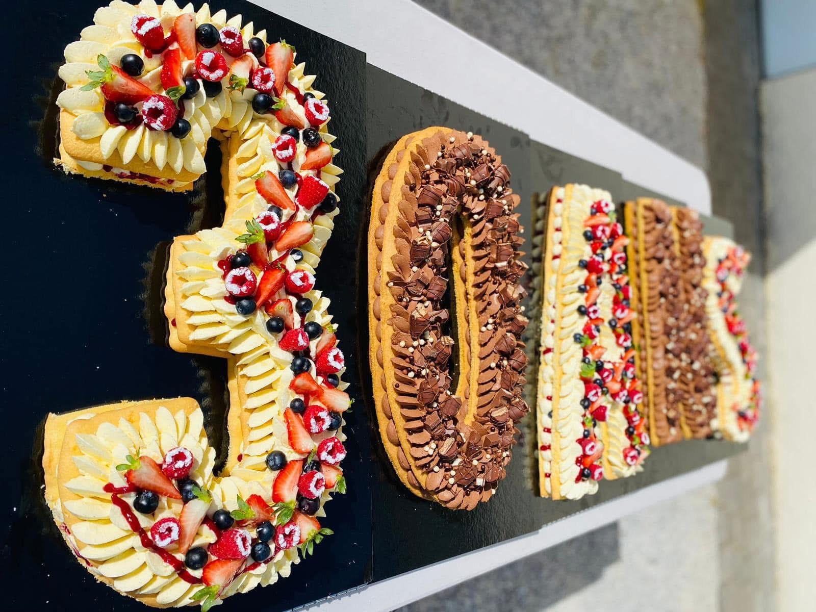 number cake number cake anniversaire chavanod