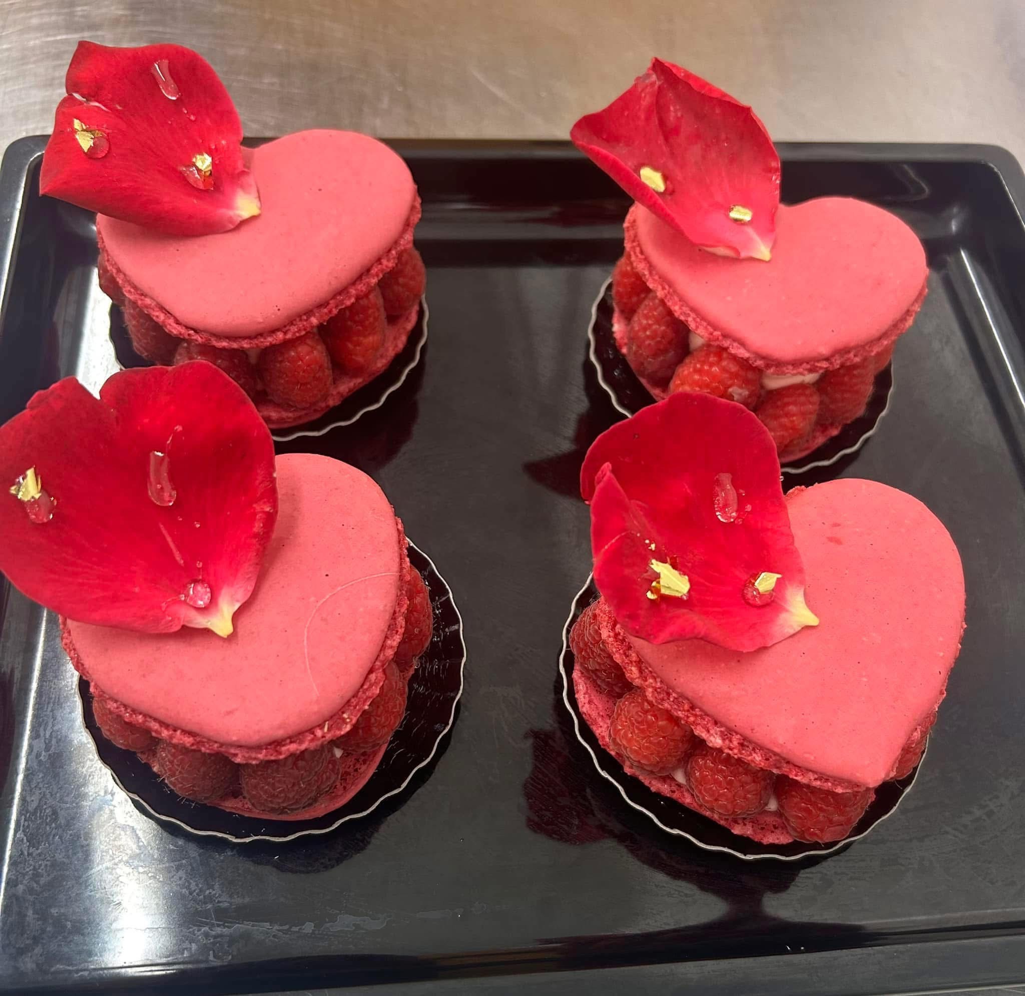 tartelette saint valentin coeur saint valentin pâtisserie artisanale groisy