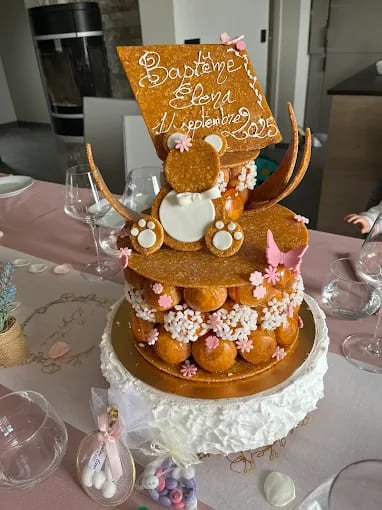 pièce monté chou pour baptême pringy