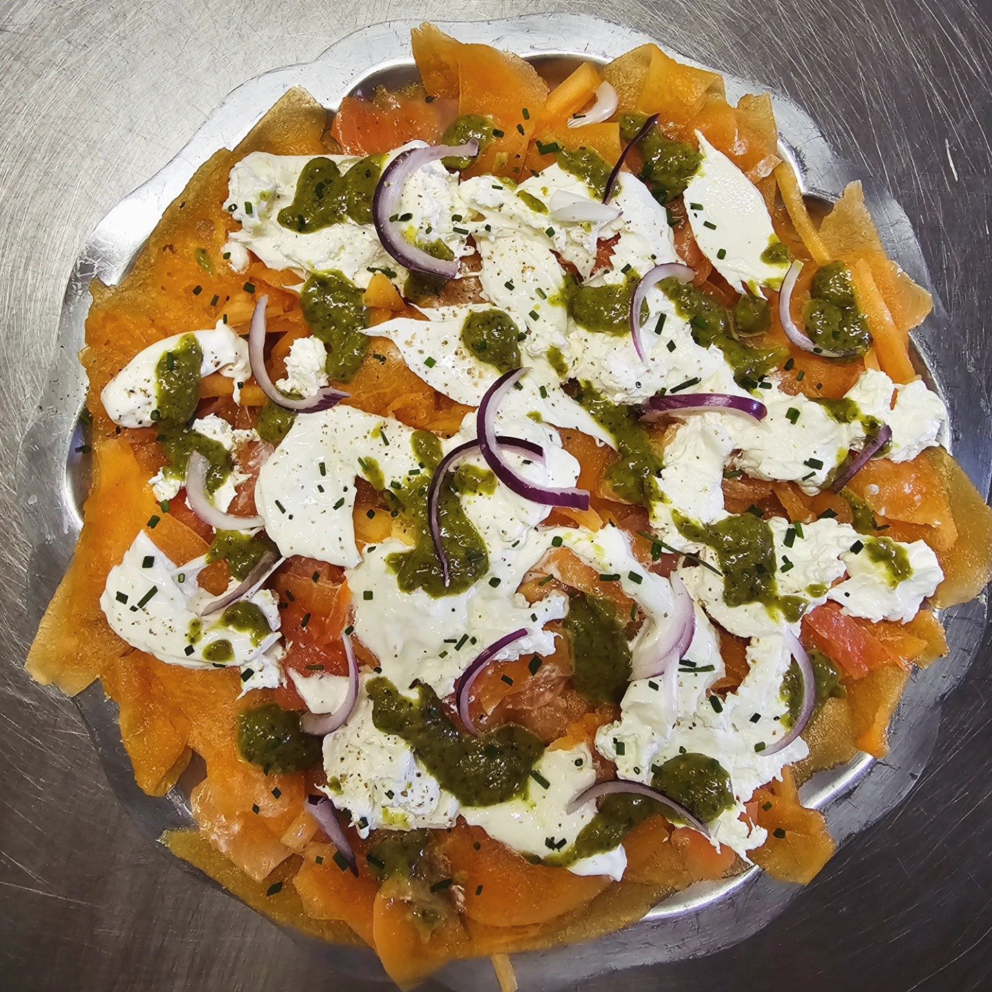 assiette pour buffet au saumon duingt