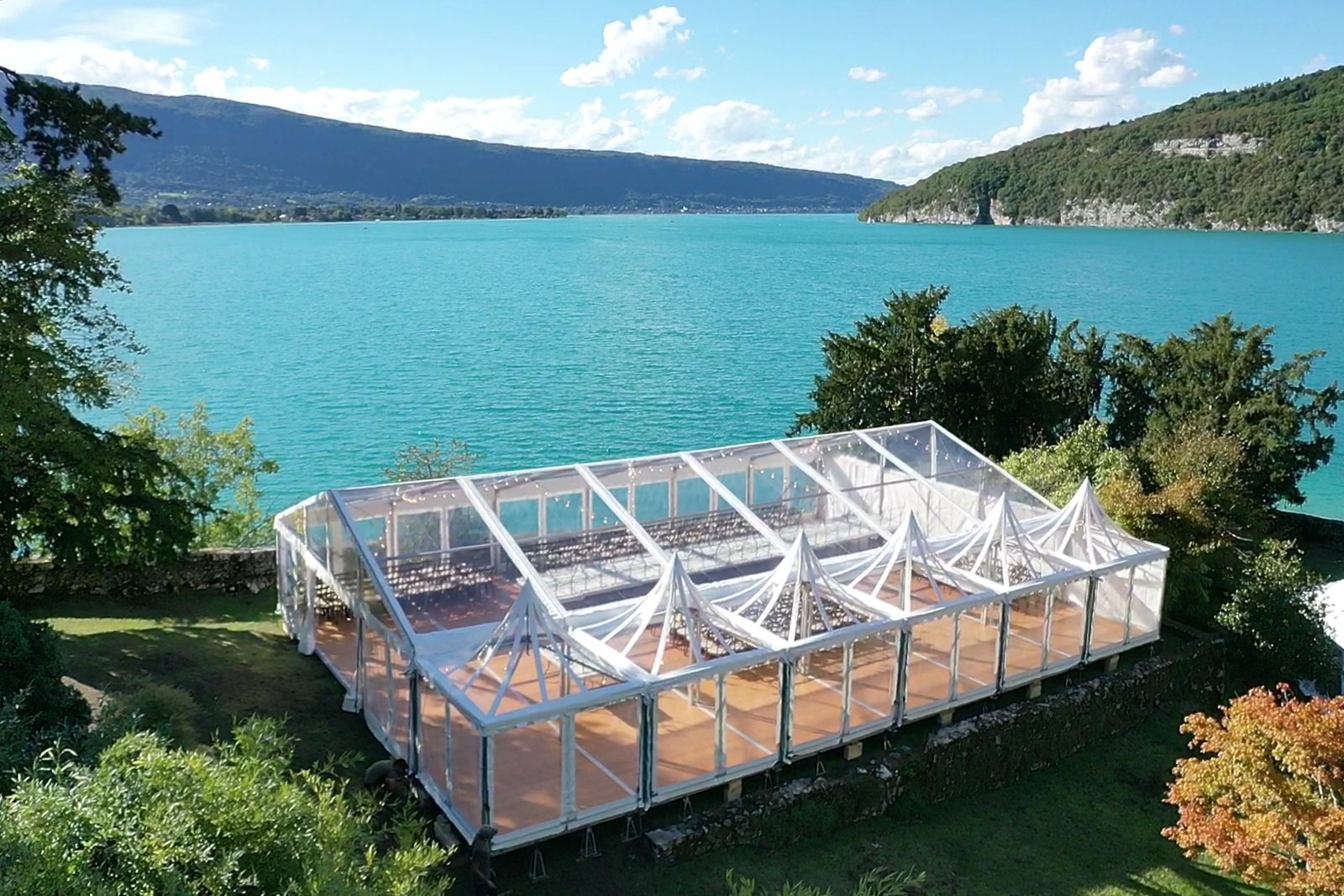 chapiteau mariage au chateau de duingt