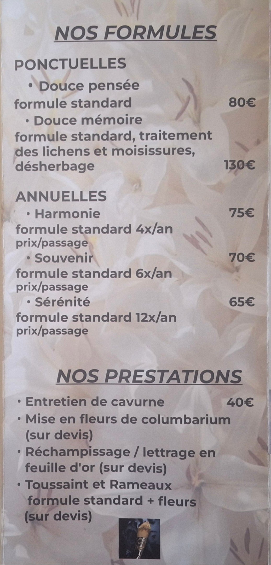 formule prestations saint jorioz