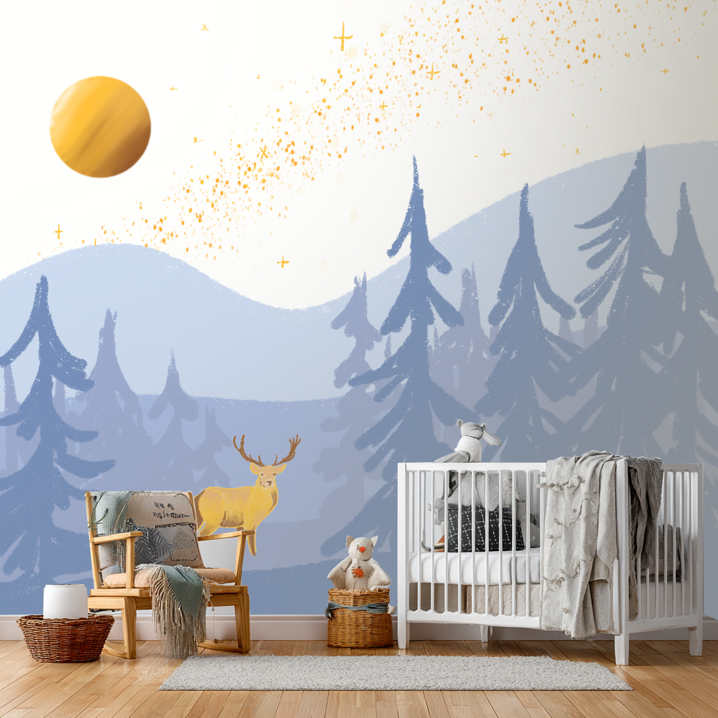 fresque murale pour enfant