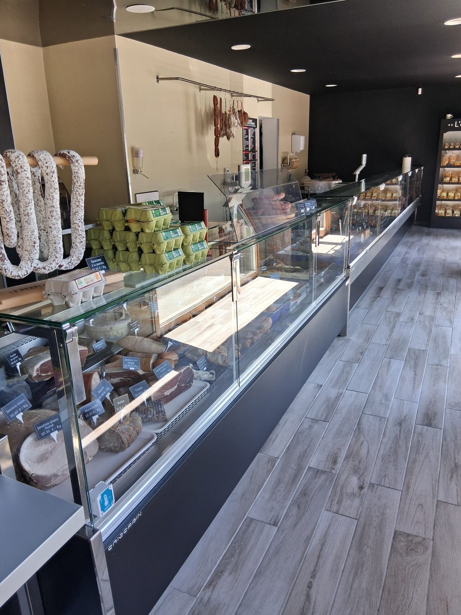étal du magasin sevrier