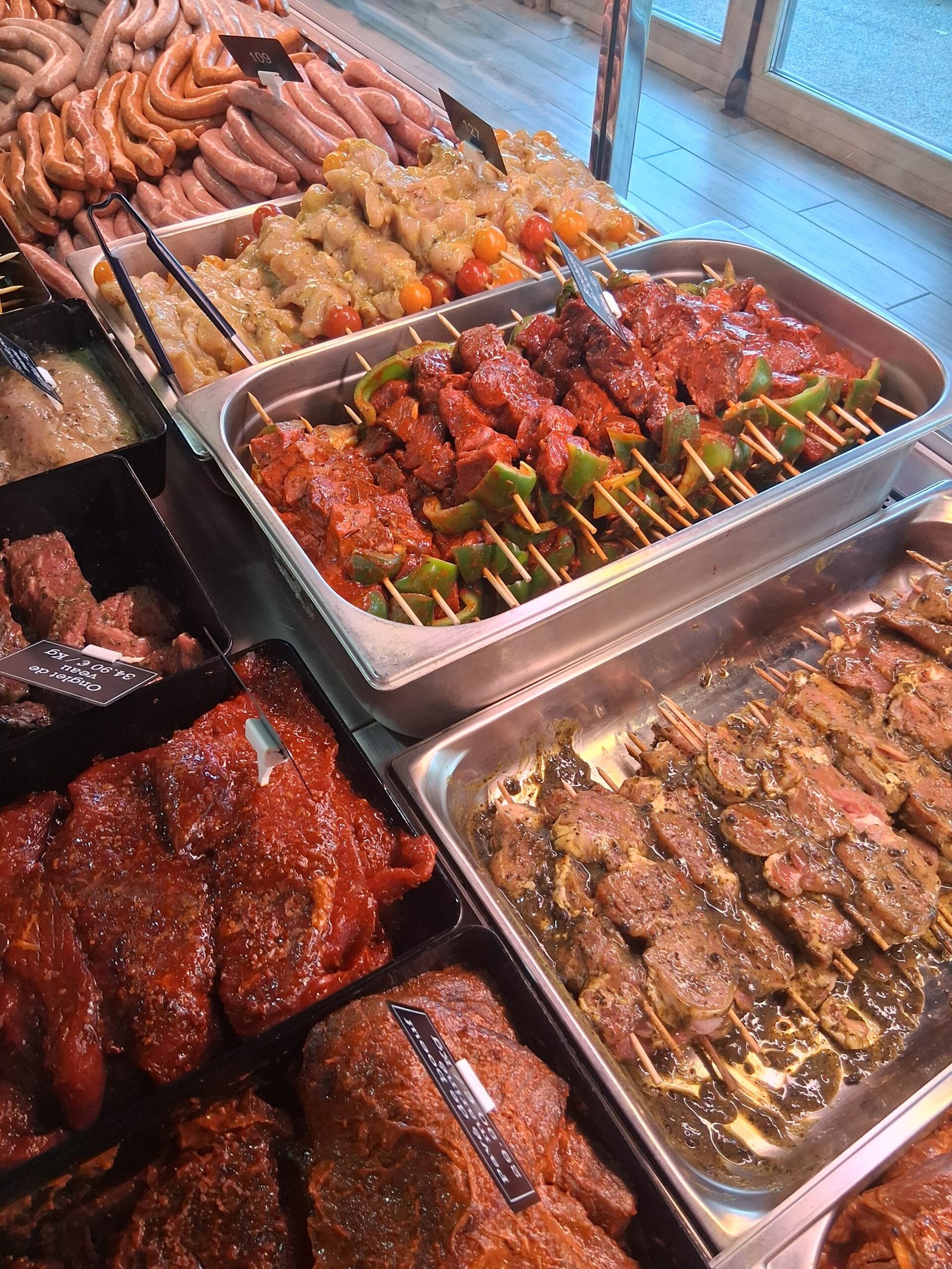 brochettes marinées pour barbecue entrevernes